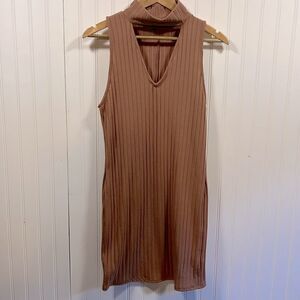 Kendall & Kylie high neck sleeveless dress